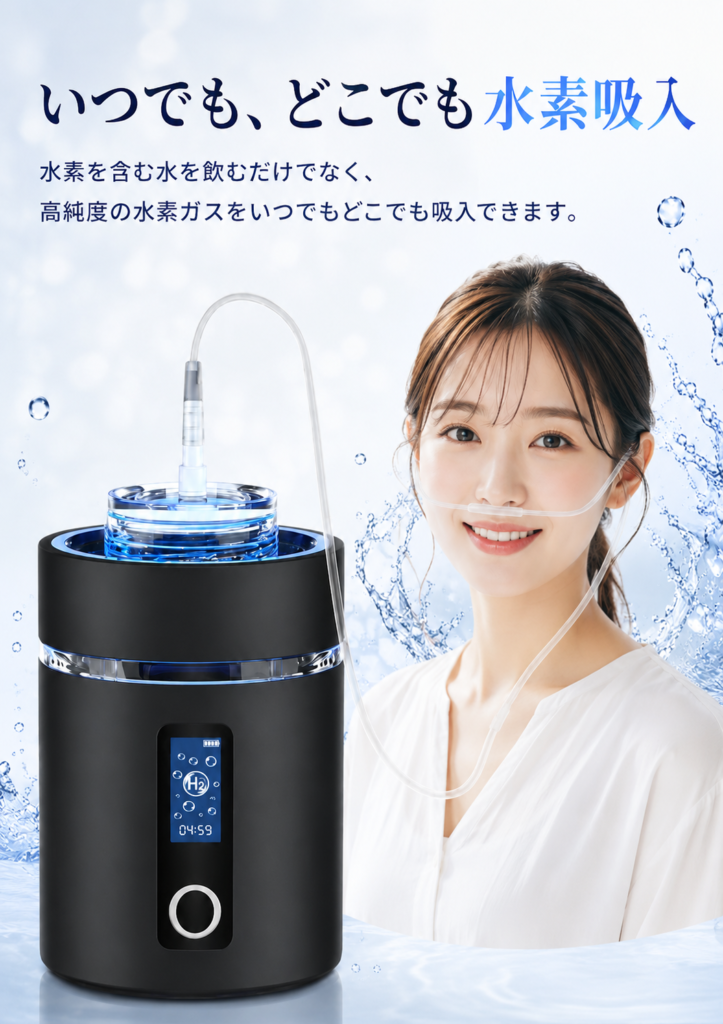 一朗堂ハイドロリッチボトル
水素吸入も可能